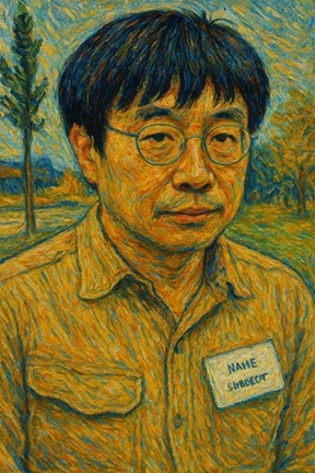 Gogh-like portrait